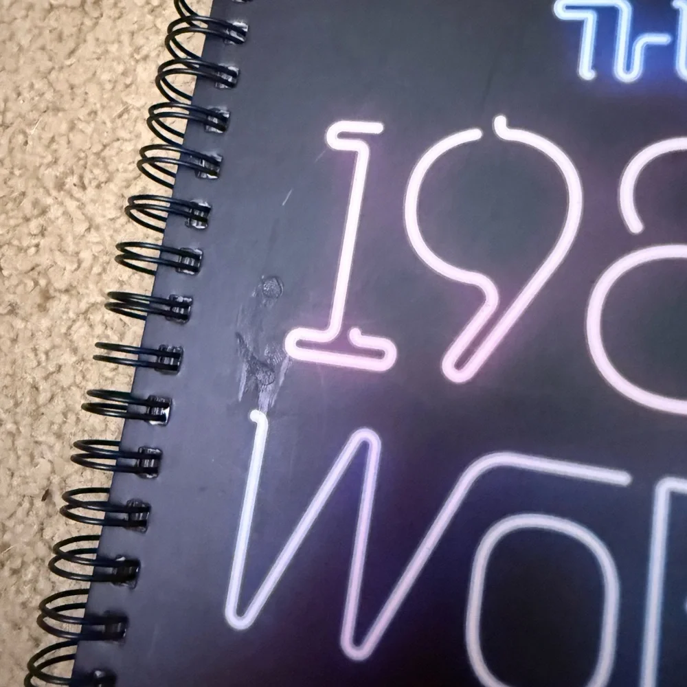 Taylor Swift 1989 World Tour Spiral Notebook Rare